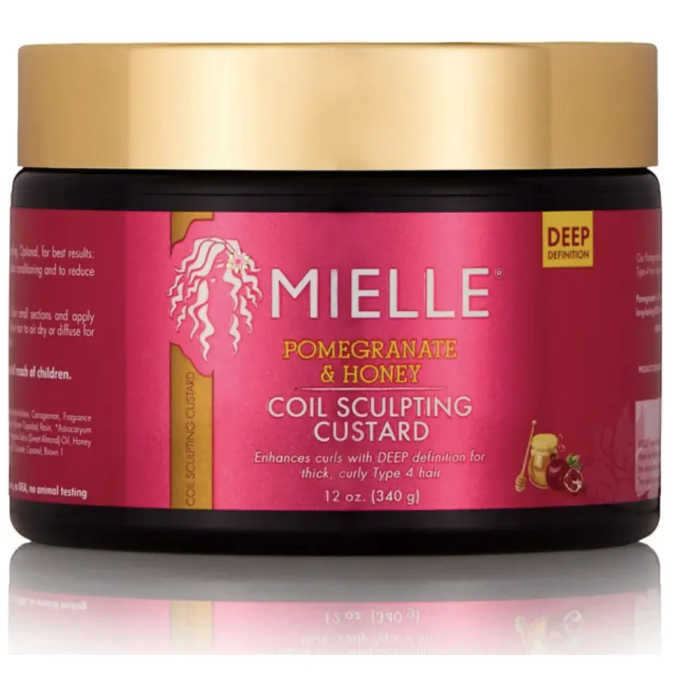 Mielle Organics: Pomegranate & Honey Coil Sculpting Custard 12Oz 1