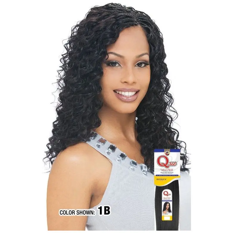 Milky Way: Que Human Hair Blend Braid- Deep Bulk 22" 1