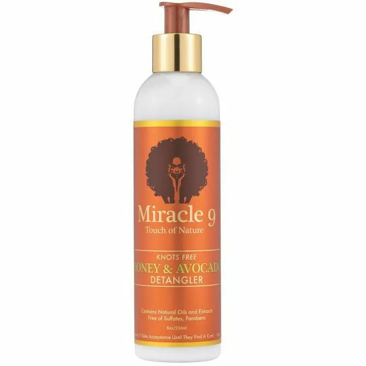 Miracle 9: Knots Free Honey & Avocado Detangler 8Oz 1