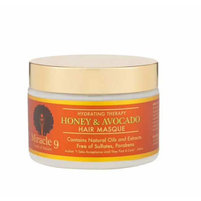 Miracle 9: Hydrating Therapy Honey & Avocado Hair Masque 1