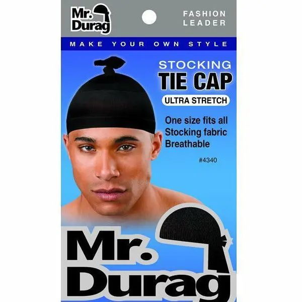 Mr. Durag: Stocking Tie Cap #4340 1