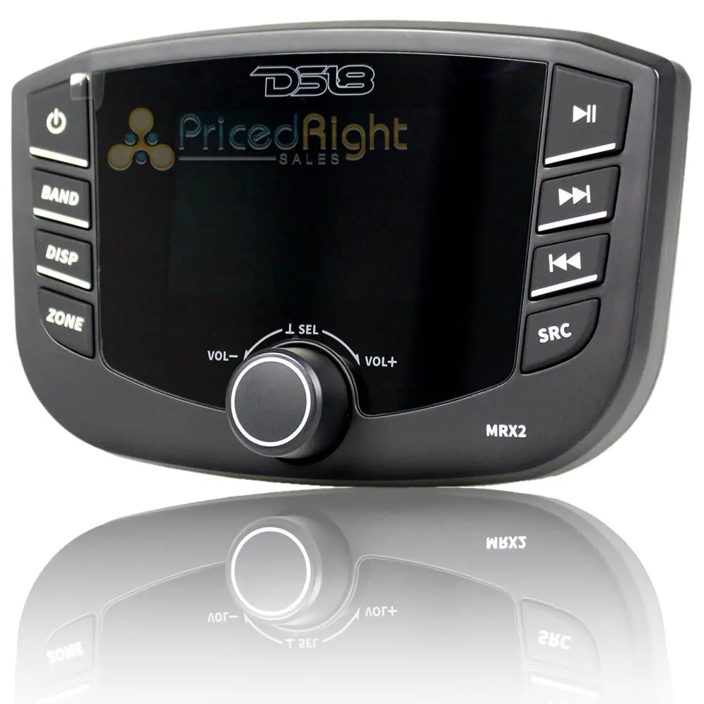 Ds18 Marine And Powersports Head Unit Lcd Display Bluetooth Ip65 Usb Am Fm Mrx2 1