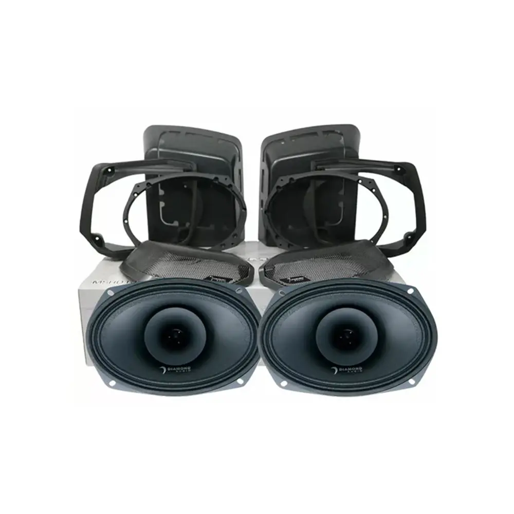 Harley Davidson Cut In Speaker Lid Kit W/ Ms692 For 1998-2013 Msmp692lk13 1