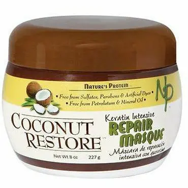 Nature's Protein: Keratin Intensive Repair Masque 8Oz 1