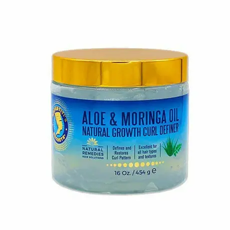 Nefertiti's : Aloe &  Moringa Oil Natural Growth Curl Definer 1