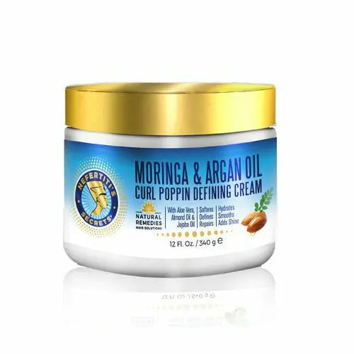 Nefertiti's : Moringa & Argan Oil Curl Poppin Defining 12Oz 1