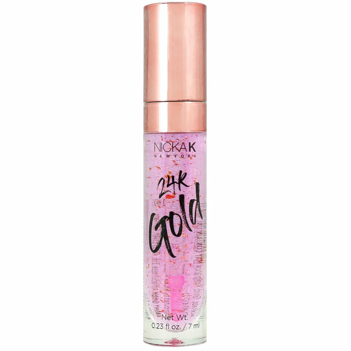 Nicka K: 24K Gold Lip Gloss (Rose) 1
