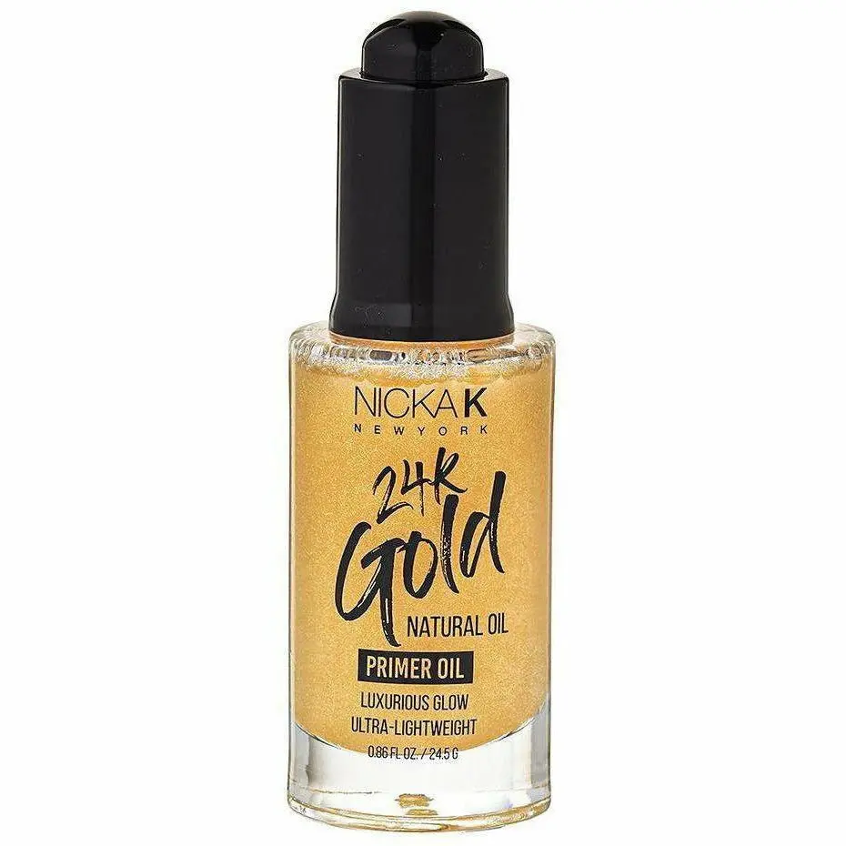 Nicka K: 24K Gold Primer Oil 1.01Oz 1