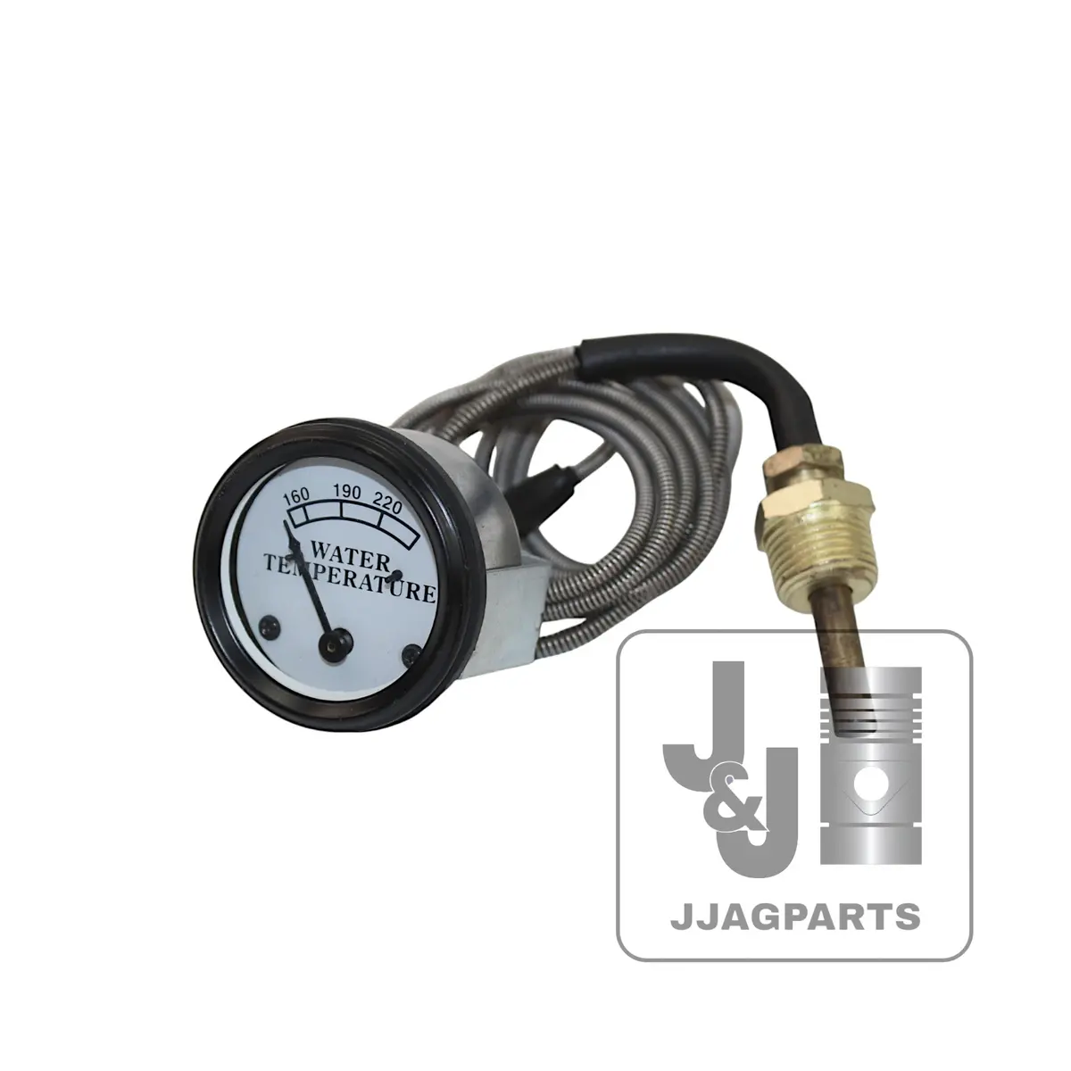 Water Temperature Gauge With White Faceplate For John Deere Tractors | Am610t, Am1609t, Aa1342r 1