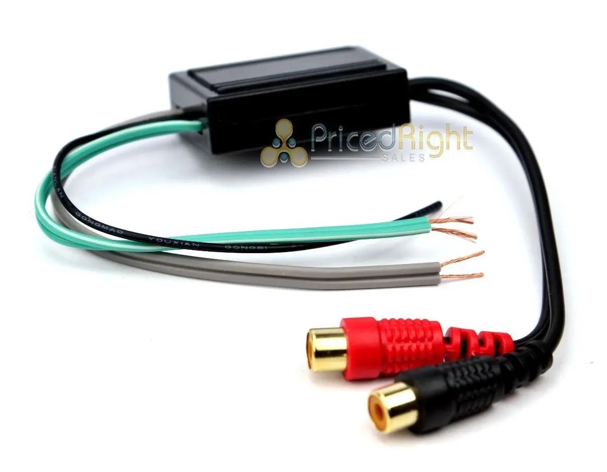 Speaker To 2 Rca Line Output Converter In Out High Low 1