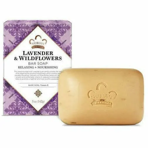 Nubian Heritage: Lavender & Wildflowers Soap 1