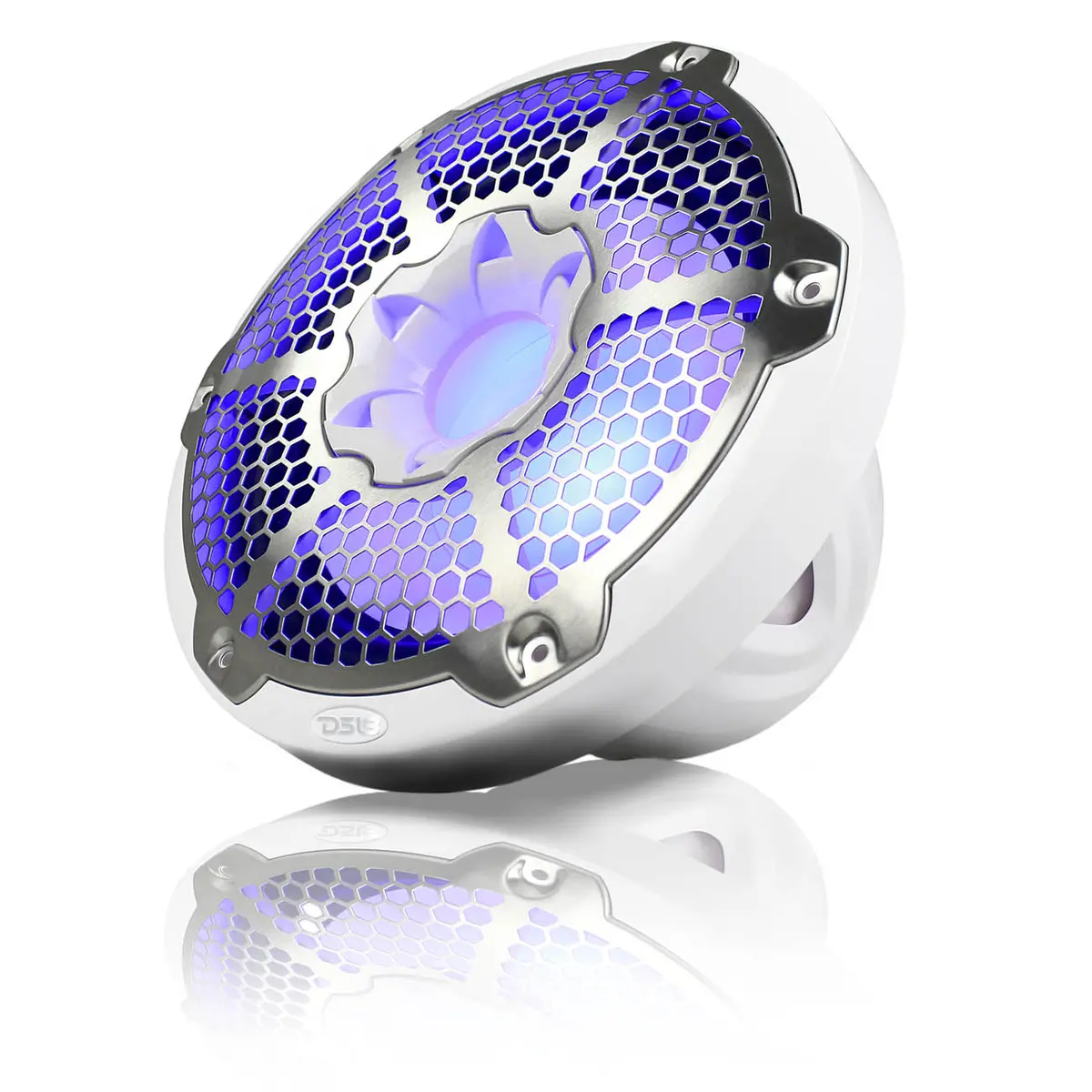 Ds18 Hydro 10" Marine Subwoofer With Rgb Lights 600 Watts 4 Ohms Nxl-10Sub/Wh 1