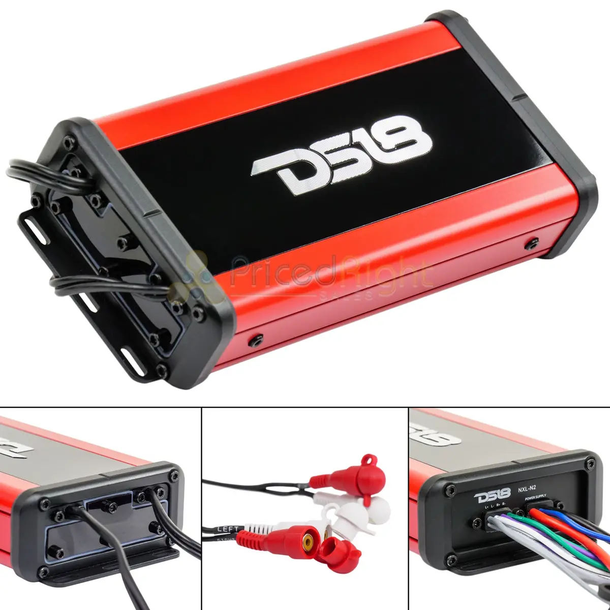 Ds18 Mini 4 Channel Waterproof Amplifier 720 Watts Max Hydro Class D Amp Nxl-N4 1