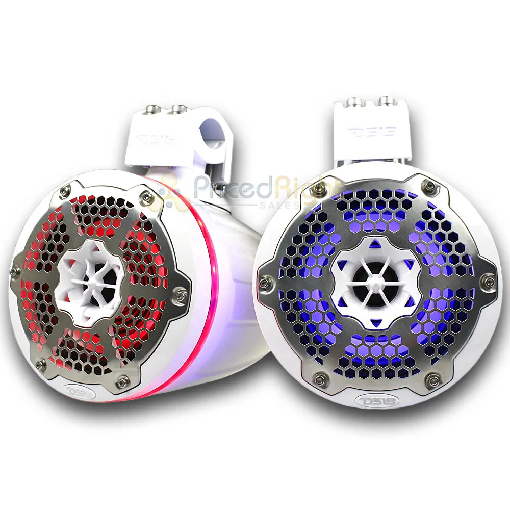 Ds18 6.5" Marine Tower Speakers 450W With Passive Radiator Rgb Nxl-X6tpneo/Wh 1
