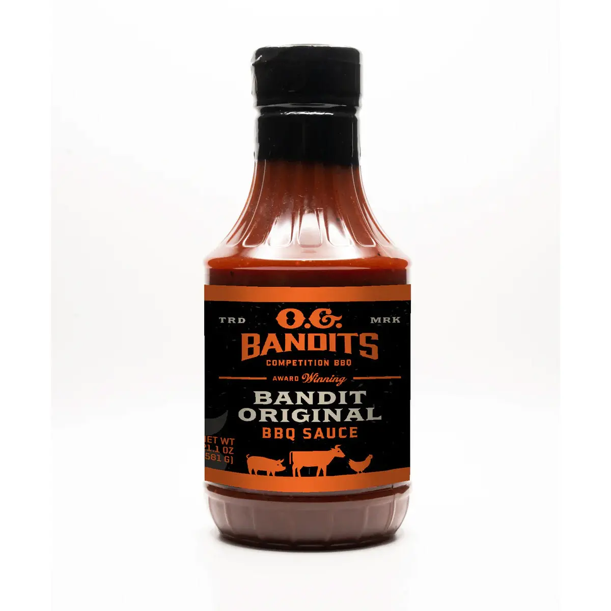 O.G. Bandits Bandit Original Sauce 20.5Oz Competition Bbq Sweet & Smoky Flavor 1