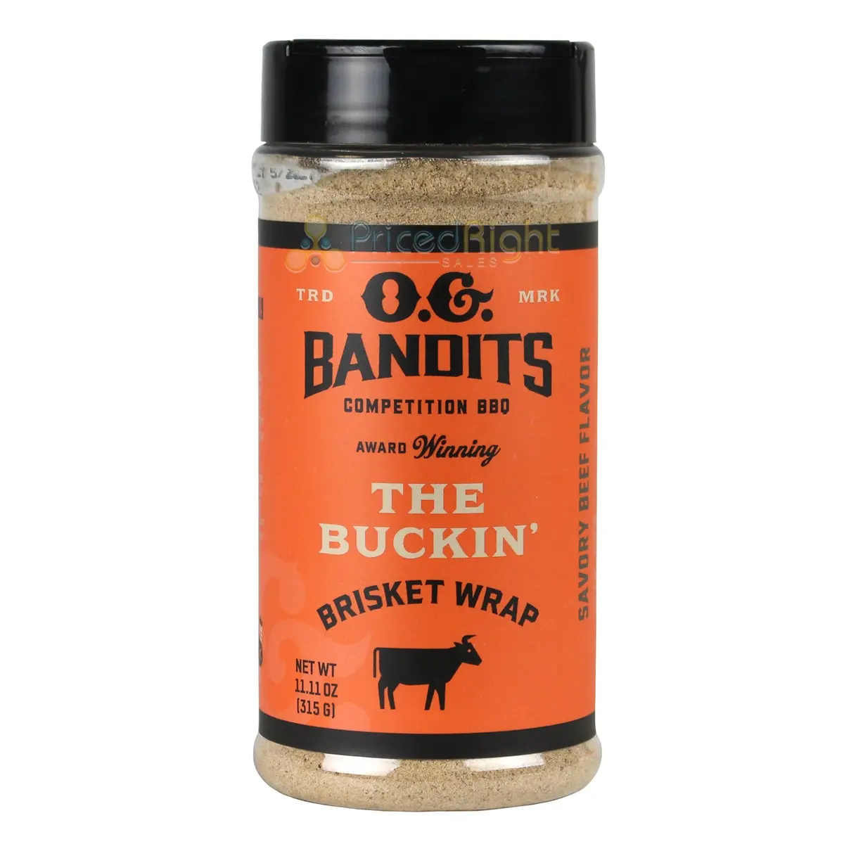 O.G. Bandits The Buckin' Brisket Wrap Rub Seasoning 11.11 Oz Og1030 1
