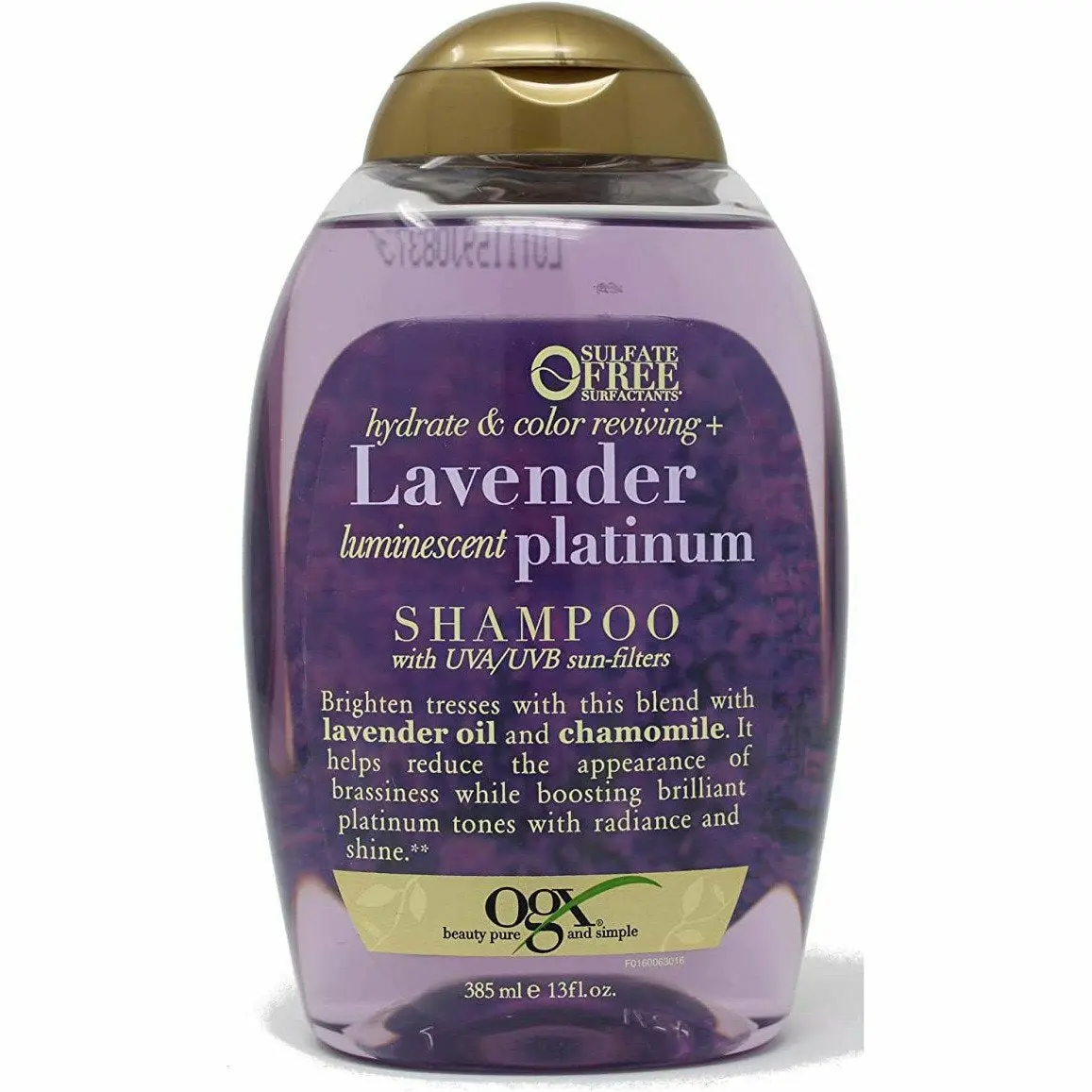 Ogx: Lavender Platinum Shampoo 13Oz 1