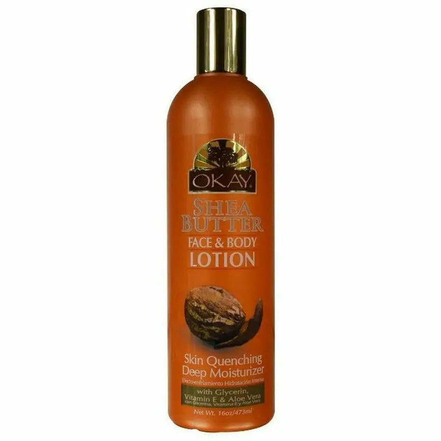 Okay: Shea Butter Face & Body Lotion 16Oz 1