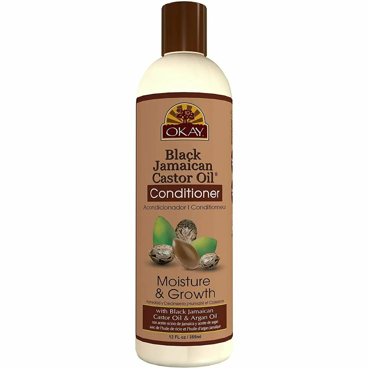 Okay: Black Jamaican Castor Oil Moisture & Growth Conditioner 12Oz 1