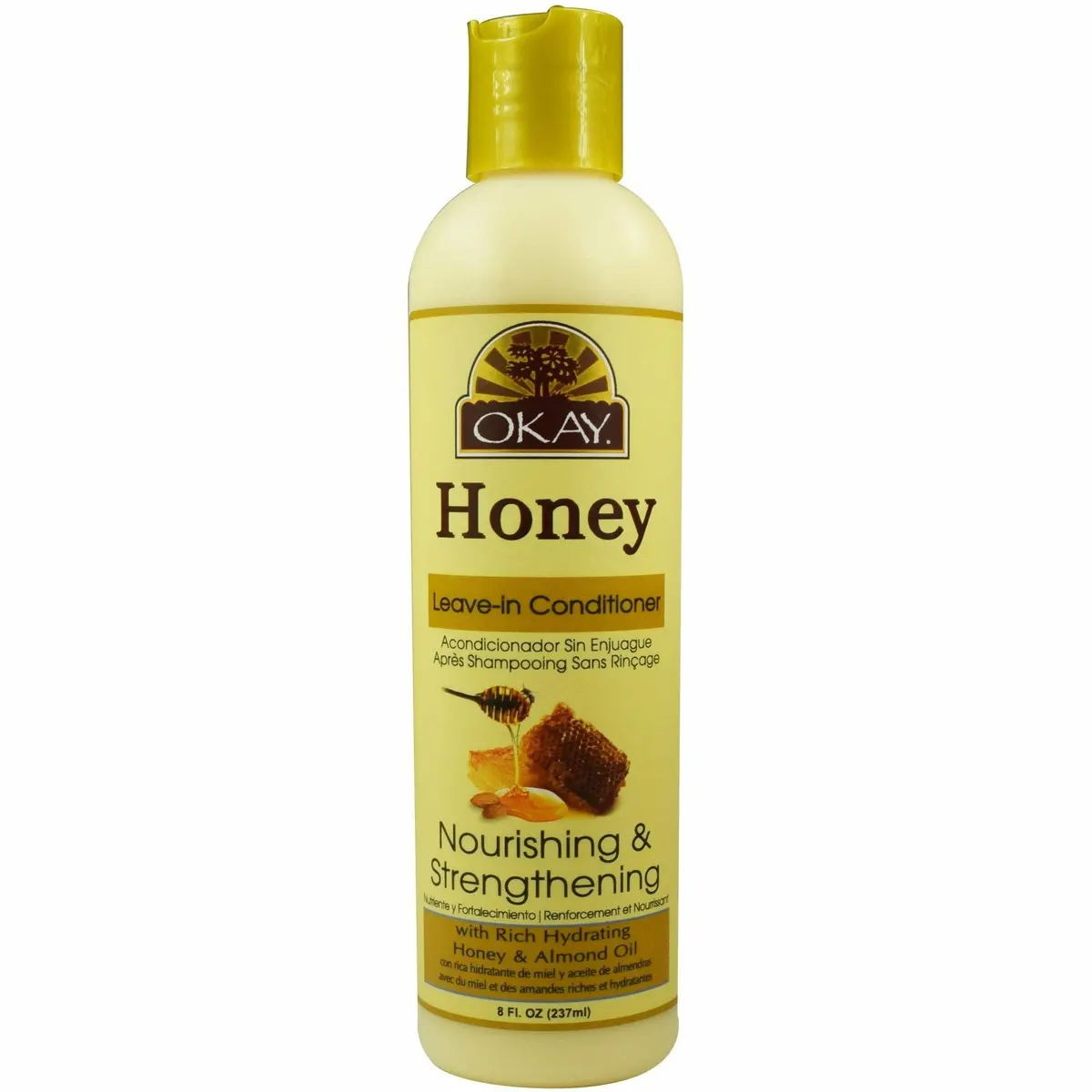 Okay: Honey Nourishing & Strengthening Leave-In Conditioner 8Oz 1