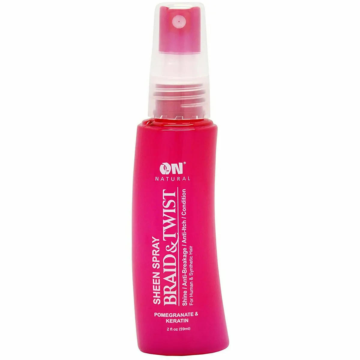 On Natural: Braid & Twist Sheen Spray 2Oz 1