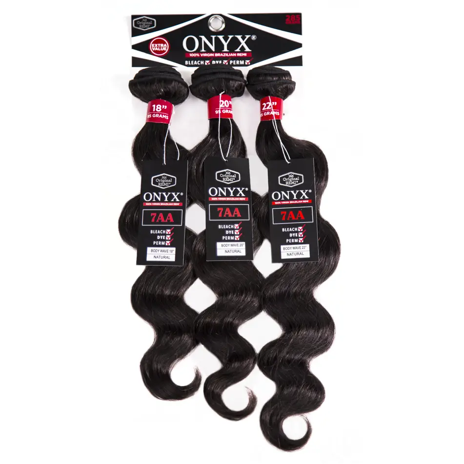 Onyx: 100% Virgin Brazilian Remi 3 Pack - Body Wave 1