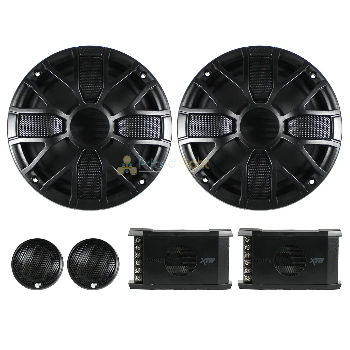 6.5" Component Speaker System 2-Way 115W Rms 450W Max 4 Ohm Orion Xtr65.Sc 1