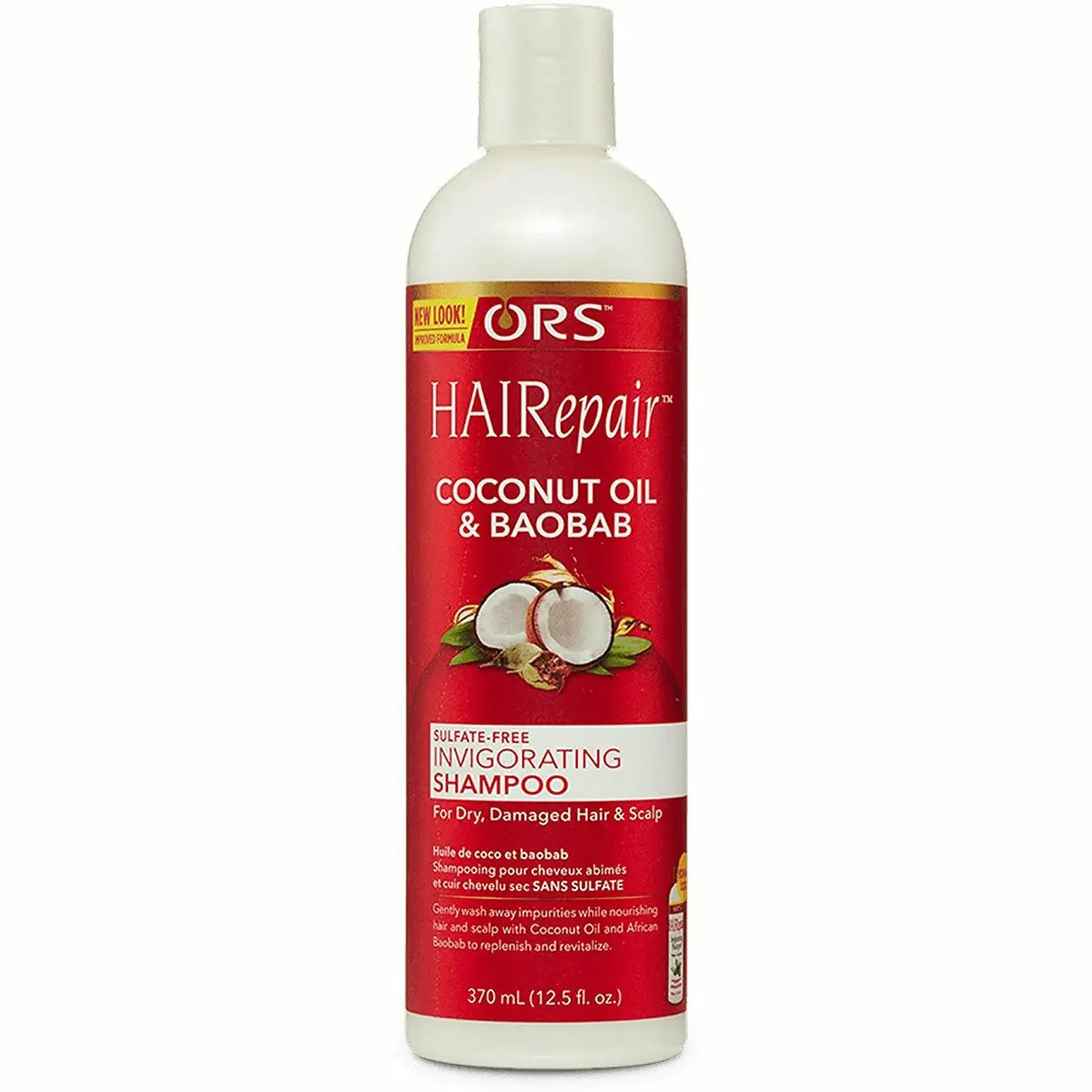 Ors: Coconut Oil & Baobab Invigorating Shampoo 12.5Oz 1