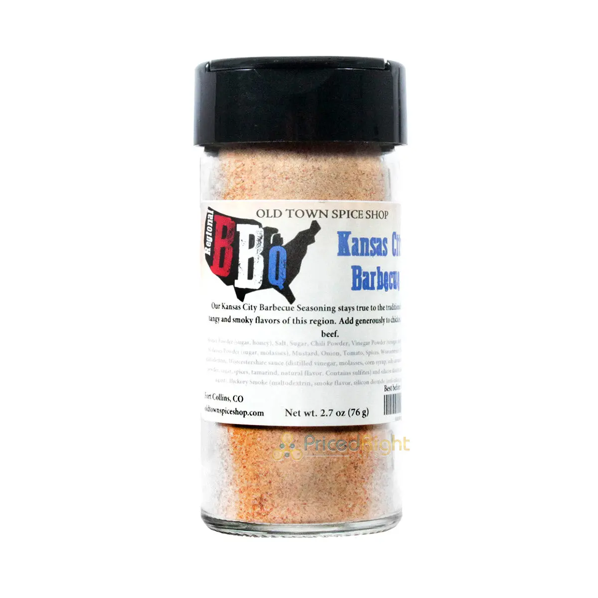Old Town Spice Shop Kansas City Barbecue Seasoning Chicken Pork Beef 2.7 Ounce 1