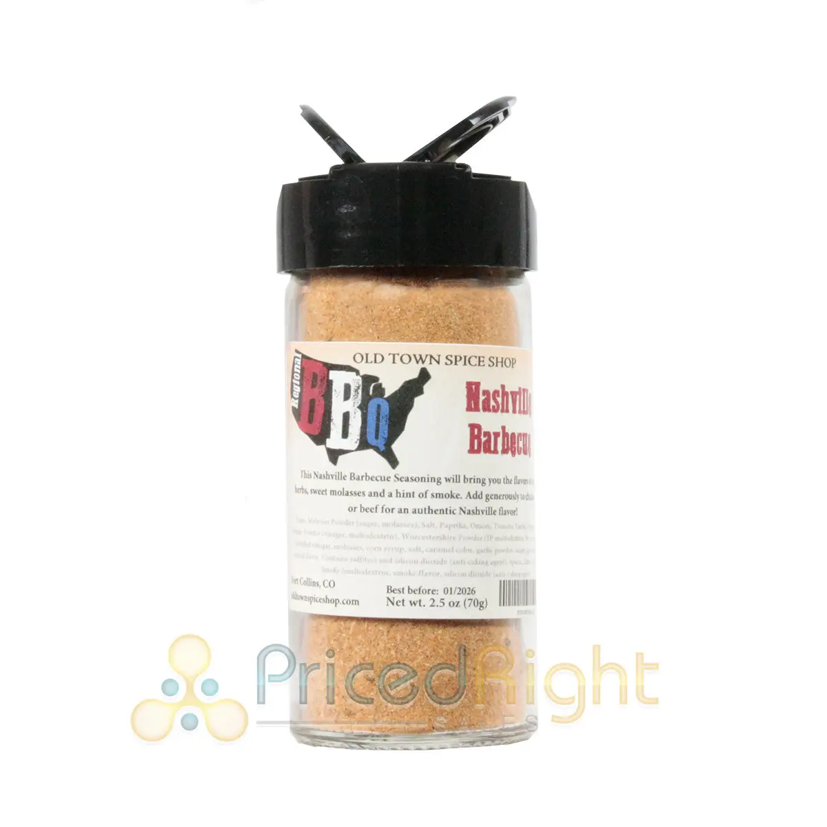 Old Town Spice Shop Nashville Barbecue Chicken Pork Beef Seasoning 2.5 Ounce 1