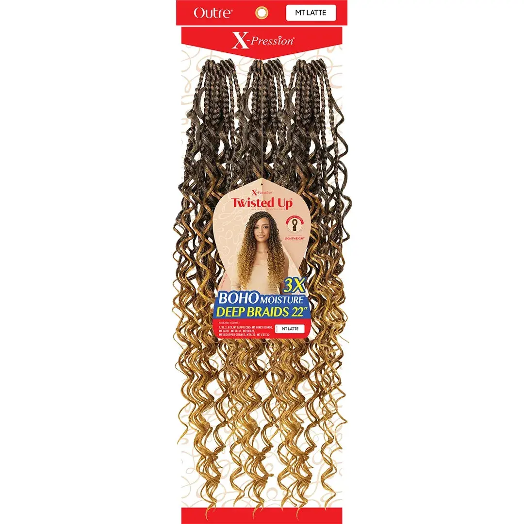 Outre: Xpression 3X Boho Moisture Deep Braids 22" 2