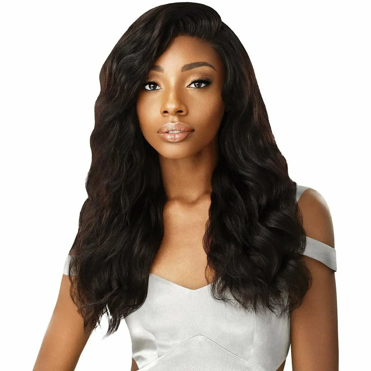 Outre: Mytresses 360+ Human Hair Lace Front Wig - Natural Loose Body 1