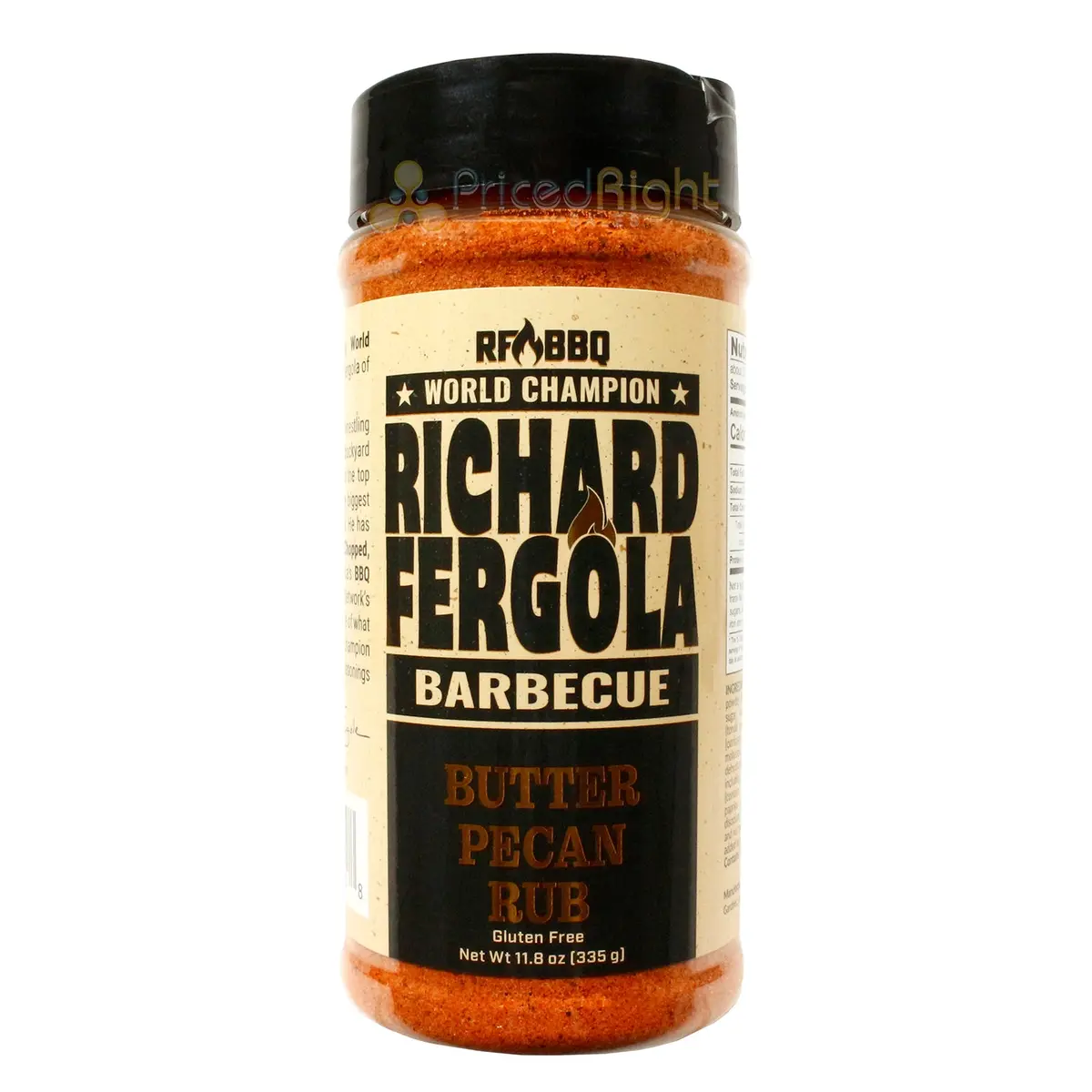 Richard Fergola Bbq Butter Pecan Rub Pork Turkey Chicken Beef Seafood 11 Ounce 1