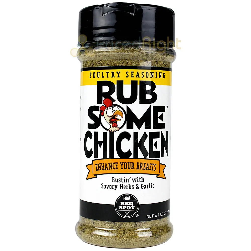 Rub Some Chicken Poultry Seasoning 6.0 Oz Savory Herbs & Garlic Gluten Free 1