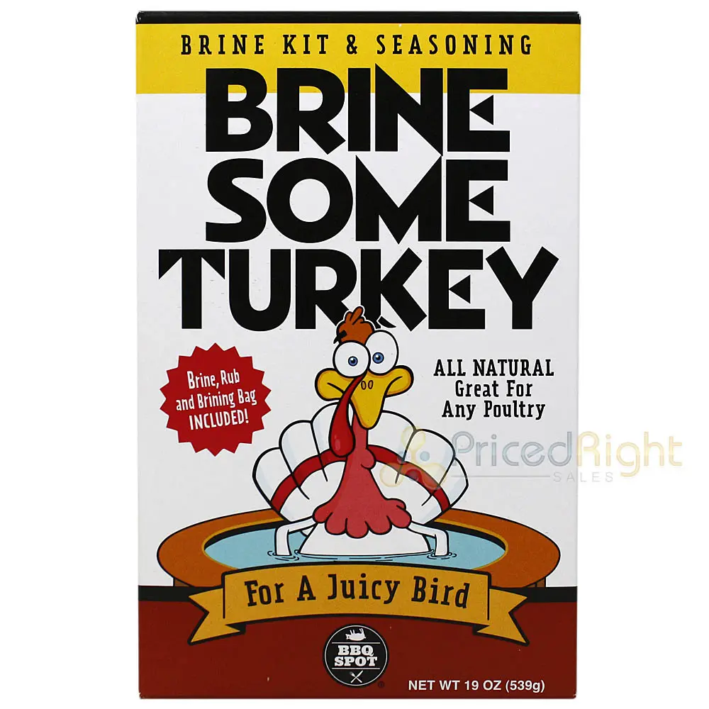 Brine Some Turkey Brine Kit & Seasoning Rub 19 Oz All Natural For Poultry 1
