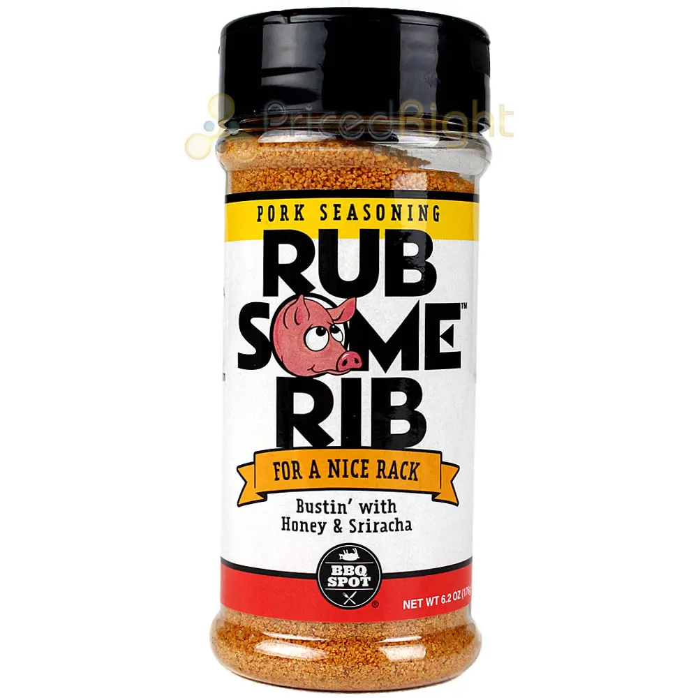 Rub Some Rib Pork Rub Seasoning 6.2 Oz. Bustin With Honey & Sriracha Gluten Free 1