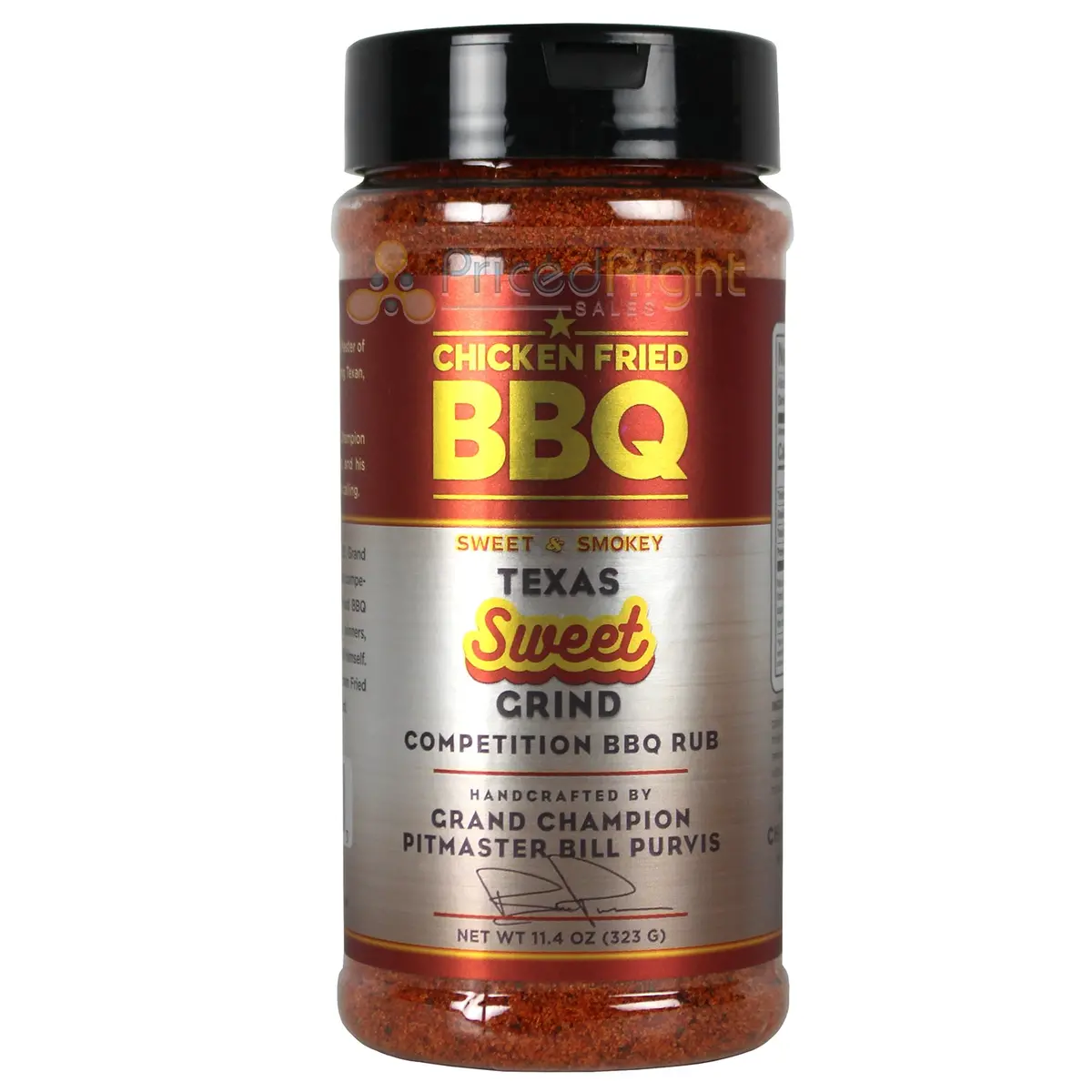 Chicken Fried Bbq Texas Sweet Grind Competition Bbq Rub 11.4 Oz Ow85620 1