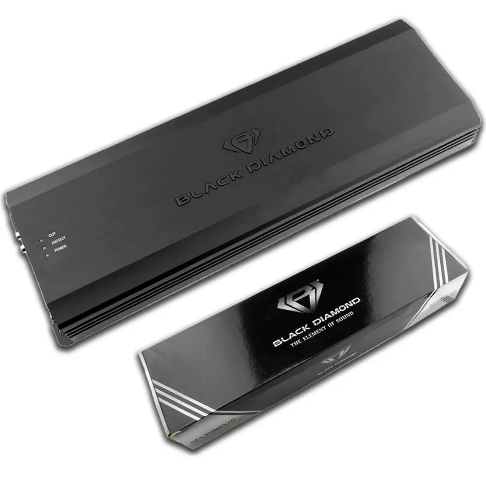 Black Diamond Monoblock Amplifier 2000 Watts Rms Class D 1 Channel Dia-P2000x1d 1