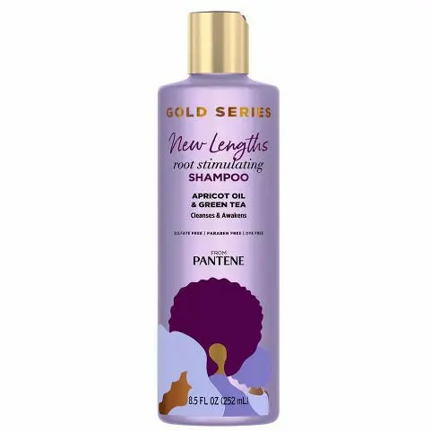 Pantene:  Gold Series New Lengths Root Stimulating Shampoo 8.5 Oz 1