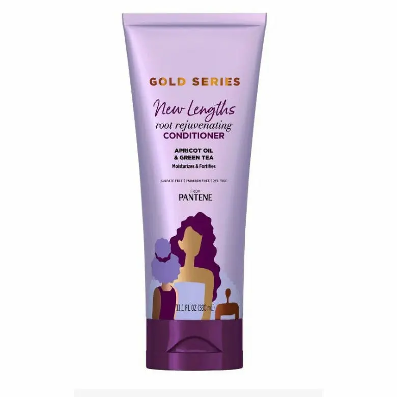 Pantene: Gold Series Root Rejuvenating Conditioner With Apricot Oil & Green Tea 11.1Oz 1