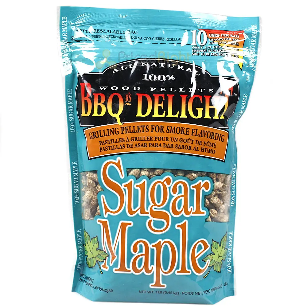 Bbqr's Delight Sugar Maple Pellet Blend 1Lb Grilling Smoking Pellets All Natural 1
