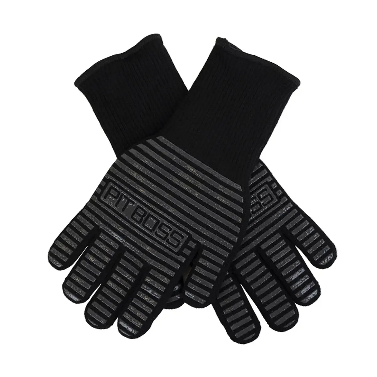 Pit Boss High Heat Knitted Xl Bbq Gloves Black Heat Resistant 41061 1