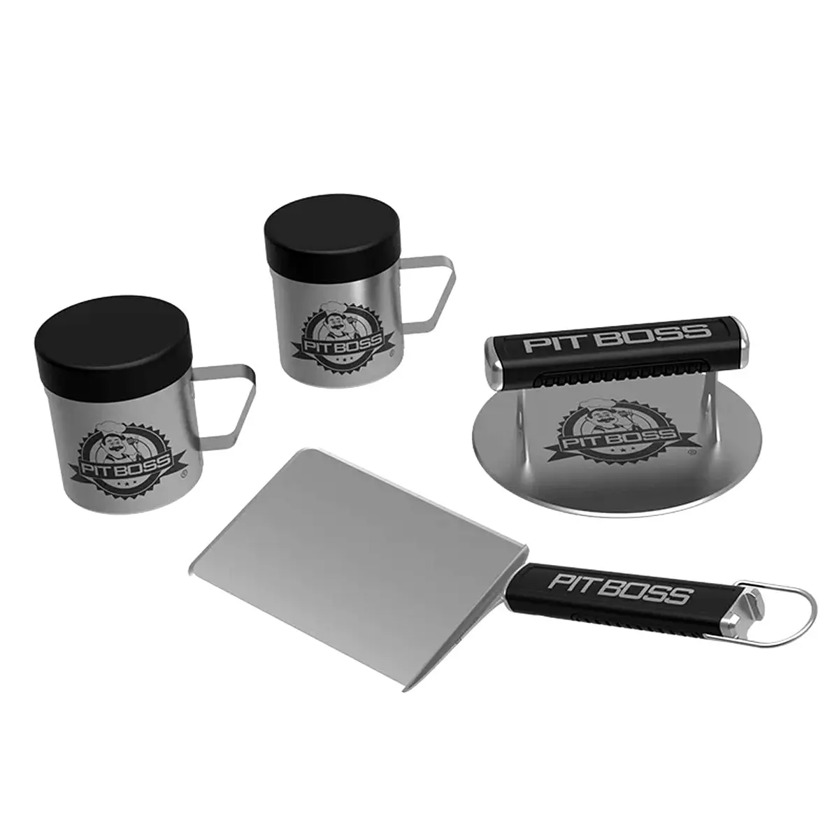 Pit Boss Smash Burger Grilling Accessory Tool Kit Stainless Steel Spatula 1
