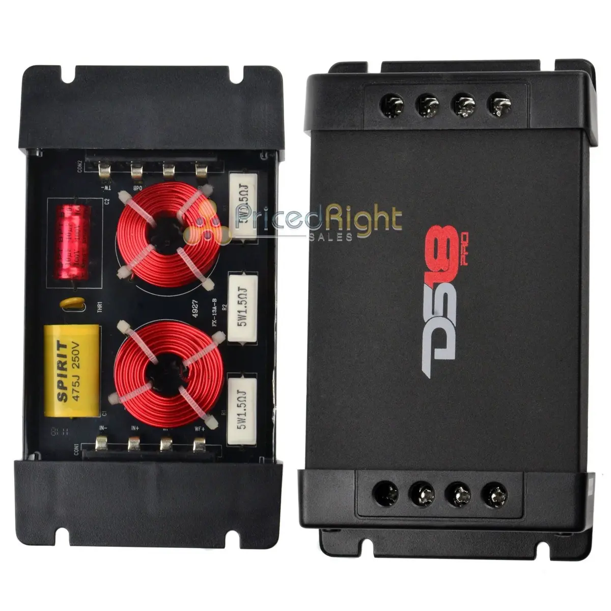 Ds18 Pro-Cfx Crossover Two Way Passive 300W Car Audio 2 Pack 1
