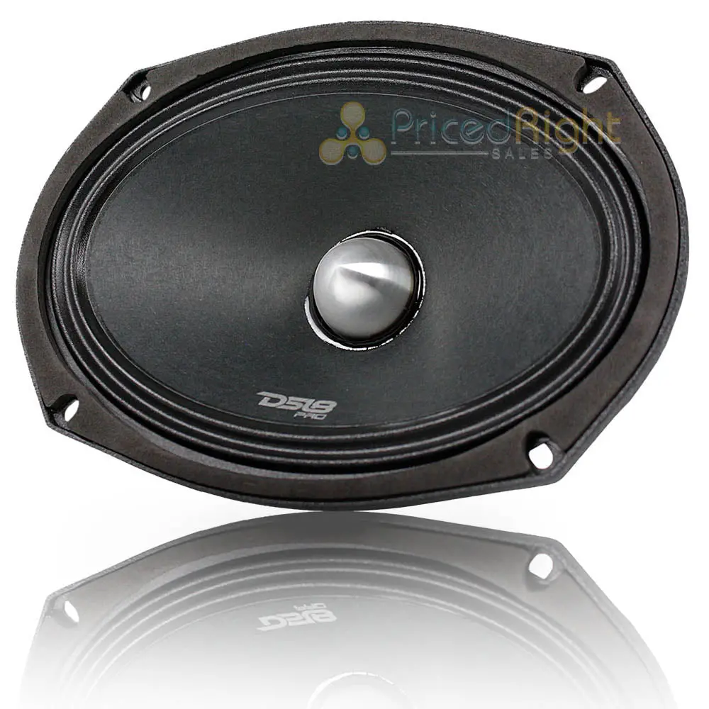 Ds18 6X9" Full Range Bullet Speaker With Grill 500W 4 Ohm Neodymium Pro-Fr69neo 1