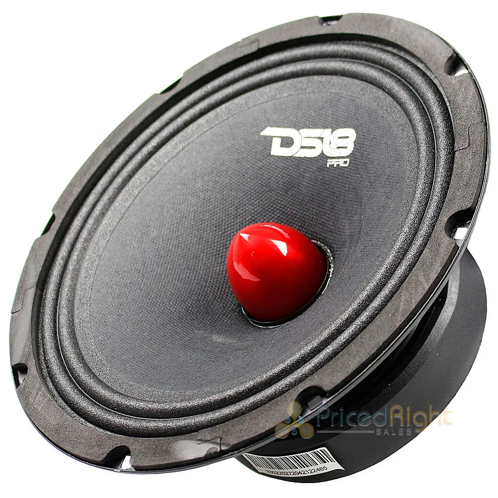 Ds18 8 " Inch Midrange Loudspeaker 580 Watt Max Red Bullet 4 Ohm Pro-Gm8.4B 1