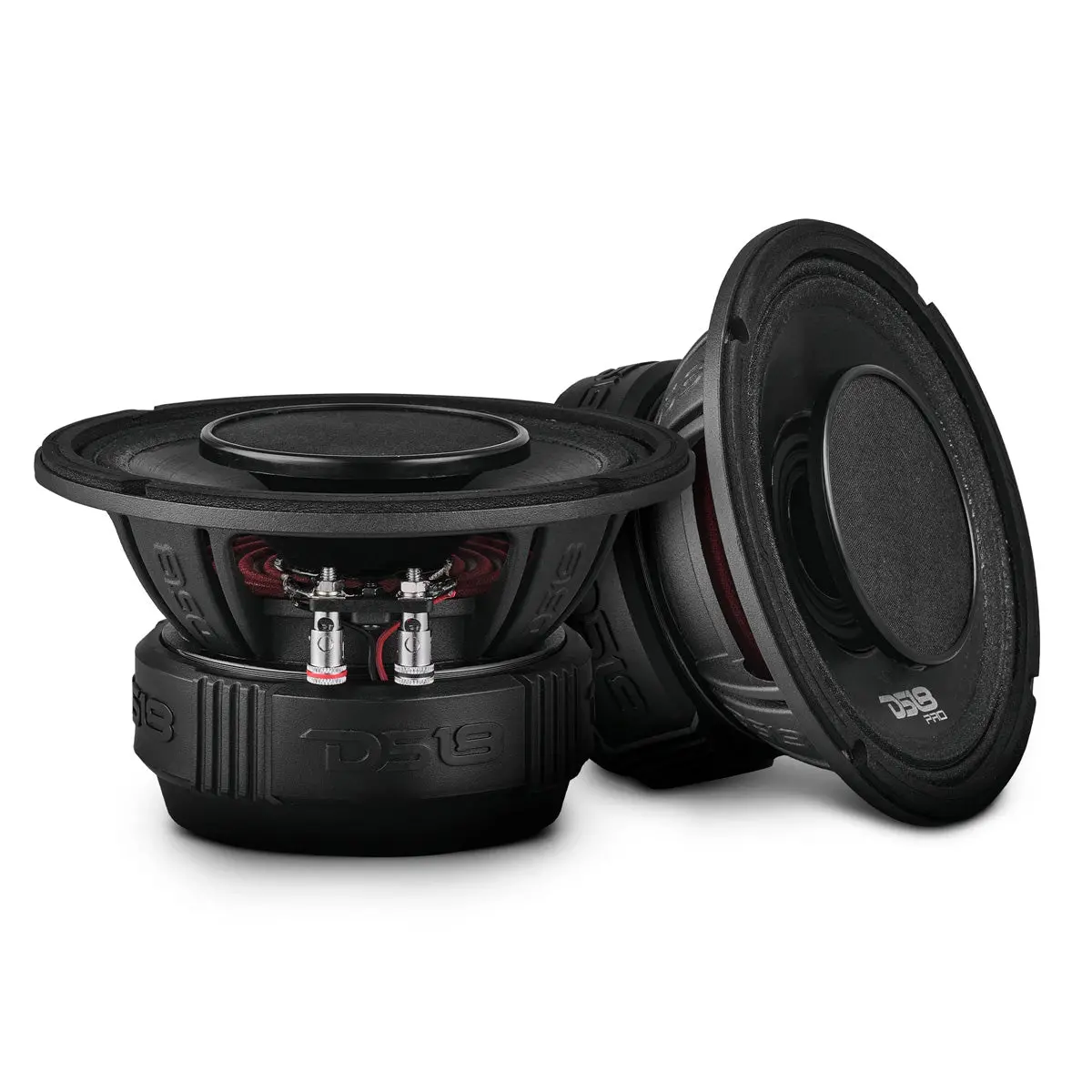 Ds18 6.5" Mid Range Speakers Hybrid With Built In Driver 4 Ohm Pro-Hy6.4B Pair 1