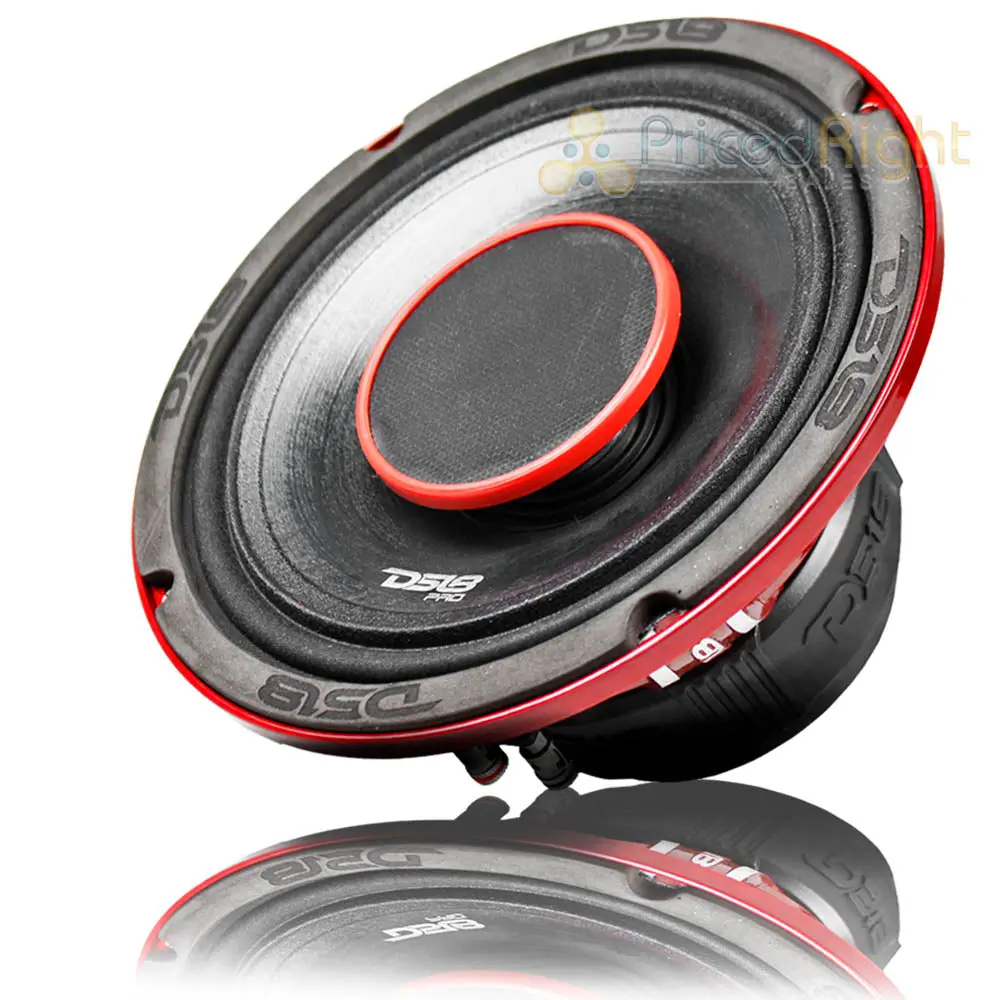 Ds18 8" Mid Range Speaker Hybrid With Built In Driver 4 Ohm 500W Max Pro-Hy8.4B 1