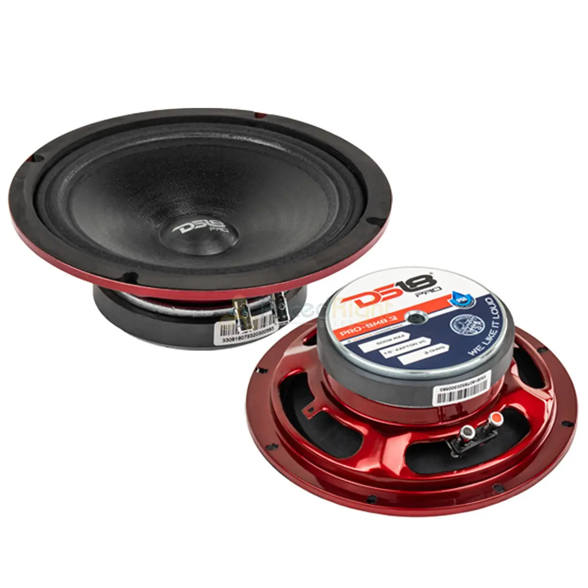 Ds18 Pro-Sm8.2 8" Motorcycle Midrange Speakers 500W Max 2 Ohm Ip66 Rated 2 Pack 1