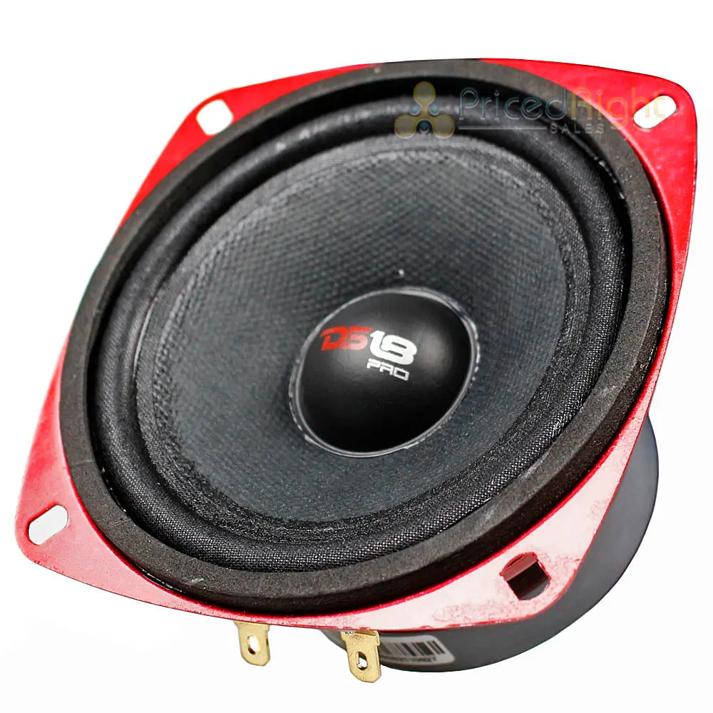 Ds18 4" Midrange Loudspeaker 200 Watts Max/ 100 Watts Rms Car Audio Pro-X4m 1